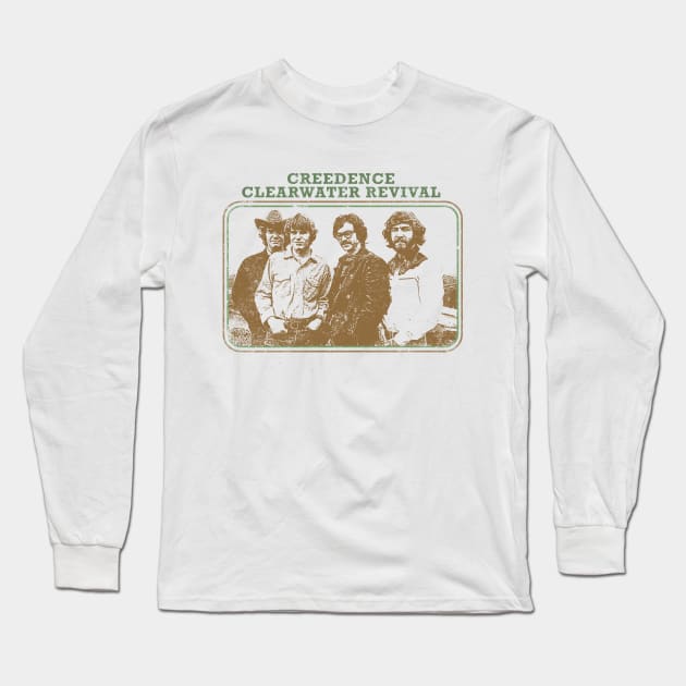 CCR Vintage Distressed Fanart Design Long Sleeve T-Shirt by snowblood